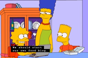 Simpsons' Food Blog